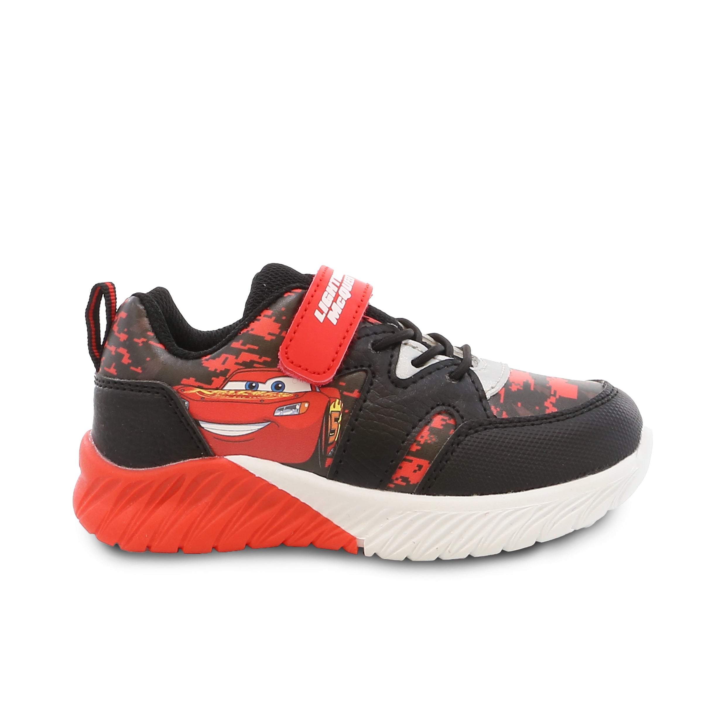 cars mcqueen toddler sneakers black red image02 cars mcqueen sneakers